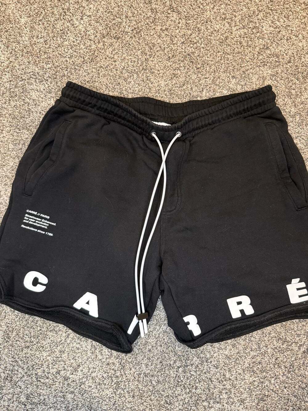 Carré Enhance Fleece Shorts Black